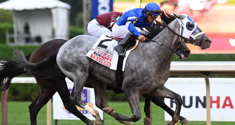 Essential Quality registers a 107 BSF for G1 Runhappy Travers victory